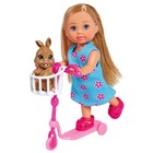 Кукла «Еви» 12 см, на самокате с кроликом - Фото 1