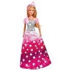 Кукла «Штеффи», в блестящем платье со звёздочками и тиарой, 29 см - фото 110516607