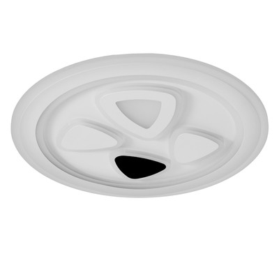 Светильник с ПДУ 660612N LED 160 Вт 3 режима 3000-6000К диммер белый 49×49×4 см BayerLux