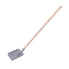 Лопата совковая, L = 141 см, с рёбрами жёсткости, деревянный черенок 1 сорта, МИКС - Фото 3