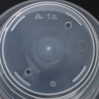 Горшок для орхидей с поддоном, 1 л, пластиковый, прозрачный - Фото 4