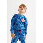 Свитшот для мальчика KAFTAN "Surf" р.34 (122-128 см), синий - фото 46032497