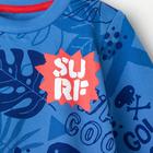 Свитшот для мальчика KAFTAN "Surf" р.34 (122-128 см), синий - фото 46032501