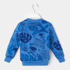 Свитшот для мальчика KAFTAN "Surf" р.34 (122-128 см), синий - фото 46032503