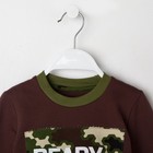 Свитшот KAFTAN "Boy" р.30 (98-104 см), коричневый - фото 27129139