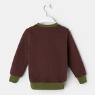 Свитшот KAFTAN "Boy" р.34 (122-128 см), коричневый - фото 27129147