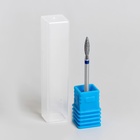 Фреза алмазная для маникюра «Пламя», средняя зернистость, 2.3×10 мм, в пластиковом футляре - Фото 4