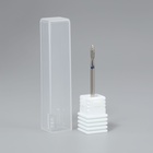 Фреза алмазная для маникюра «Пламя», средняя зернистость, 2.5×10 мм, в пластиковом футляре - Фото 3