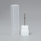 Фреза алмазная для маникюра «Пламя», средняя зернистость, 2.5×10 мм, в пластиковом футляре - Фото 5