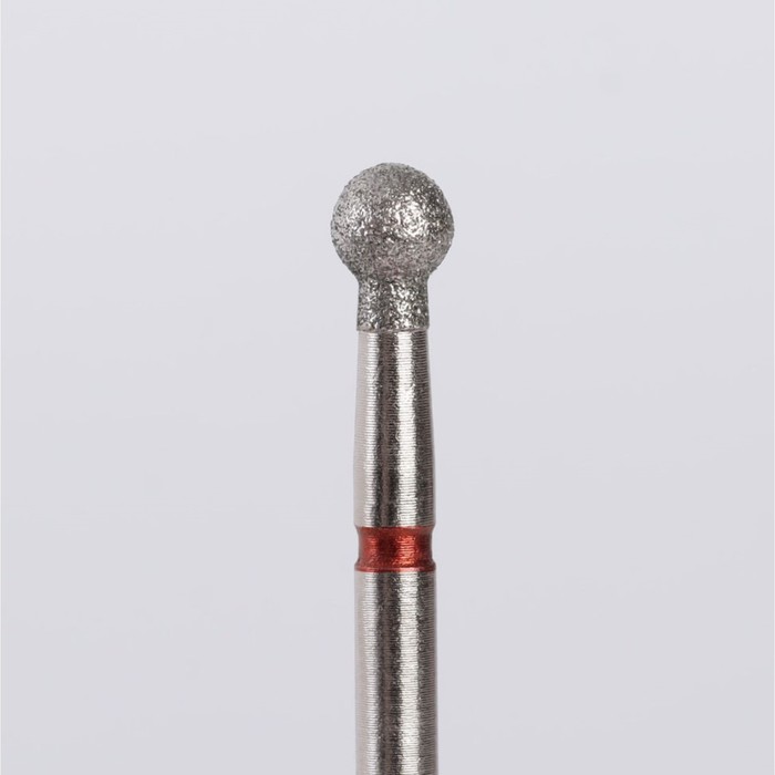 Фреза алмазная для маникюра «Шар», мелкая зернистость, 3,5 мм, в пластиковом футляре - фото 1896819803