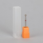 Фреза алмазная для маникюра «Шар», мелкая зернистость, 3.5 мм, в пластиковом футляре - Фото 4