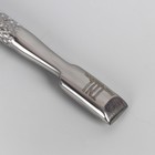 Шабер двусторонний, лопатка прямая, 12 см, цвет серебристый - Фото 3