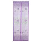 Сетка антимоскитная на магнитной ленте 80x210 см "Цветы", цвет сиреневый - Фото 2