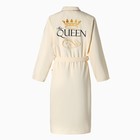 Халат махровый женский Queen размер 46-48, 100% хлопок - Фото 13
