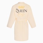 Халат махровый женский Queen размер 46-48, 100% хлопок - Фото 7