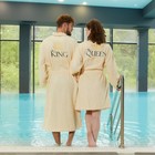 Халат махровый женский Queen размер 46-48, 100% хлопок - Фото 6