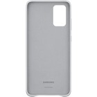 Чехол клип-кейс для Samsung Galaxy S20+ Leather Cover (EF-VG985LSEGRU), серебристый - Фото 2