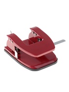 Дырокол на 30 листов, большой, металлический, с металлической линейкой, МИКС - Фото 2