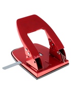 Дырокол на 30 листов, большой, металлический, с металлической линейкой, МИКС - Фото 5