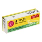 Степлер канцелярский №10, Calligrata, до 15 листов, в картонной коробке, МИКС - Фото 7