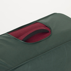 Чехол для чемодана 24", цвет тёмно-зелёный - Фото 4
