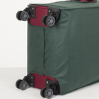 Чехол для чемодана 24", цвет тёмно-зелёный - Фото 5