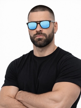 Очки солнцезащитные "Тангалле" TR 90, поляризационные, 13.5х14х5 см, линза 5х4.2 см, синие