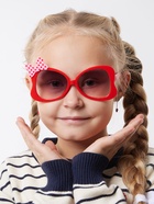 Очки солнцезащитные детские «OneSun. Бантик», uv 400, линза 4.1×4.4 см, микс - Фото 1