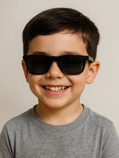 Очки солнцезащитные детские OneSun, uv 400, 13×12.4×3.9 см, линза 3.5×4.5 см, черные