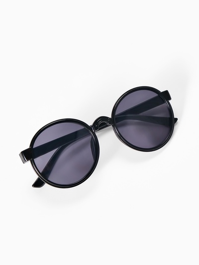 Очки солнцезащитные детские OneSun, uv 400, 13×12.5×4.6 см, линза 4.5×4.5 см, чёрные