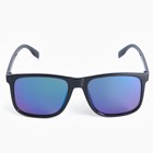 Очки солнцезащитные «OneSun, Wayfarer», uv 400, линза 4.3×5.3 см, чёрный, синий - Фото 3