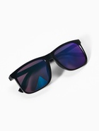 Очки солнцезащитные «OneSun, Wayfarer», uv 400, линза 4.3×5.3 см, чёрный, синий - Фото 4