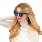 Очки солнцезащитные «OneSun. Панто», uv 400, линза 4.7×4.1 см, синие - Фото 6