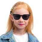 Очки солнцезащитные детские "OneSun", 12.5 х 12.5 х 4.2 см, линза 3.2 х 4.2 см - фото 24684697