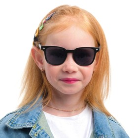 Очки солнцезащитные детские 'OneSun', 12.5 х 12.5 х 4.2 см, линза 3.2 х 4.2 см