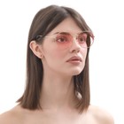Очки солнцезащитные "OneSun", дужка 13 см, ширина 13 см, линза 4.5 х 5 см, розовые - фото 318309046