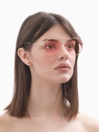 Очки солнцезащитные женские «OneSun. Барбикор», uv 400, линза 4.5×5 см, розовые - фото 23522482