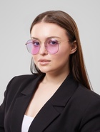 Очки солнцезащитные женские «OneSun. Панто», uv 400, линза 4.5×5 см, сиреневые - Фото 4