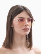 Очки солнцезащитные женские «OneSun. Панто», uv 400, линза 4.5×5 см, градиент - Фото 5