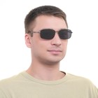 Очки солнцезащитные OneSun, поляризационные, UV 400, 14.5×13×5 см, линза 4×5.5 см, чёрные - Фото 2