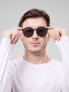 Очки солнцезащитные «Панто», uv 400, линза 5×4.5 см, фиолетовые  (артикул 4703675)  большой выбор товаров оптом и в розницу по низким ценам с доставкой