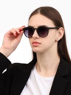 Очки солнцезащитные OneSun, uv 400, линза 5×4.5 см, чёрный, фиолетовый  (артикул 4703676)  большой выбор товаров оптом и в розницу по низким ценам с доставкой