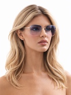 Очки солнцезащитные женские OneSun, uv 400, линза 6×5.5 см, фиолетовый - Фото 3