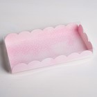 Коробка для печенья, кондитерская упаковка с PVC крышкой, Happy your day, 21 х 10.5 х 3 см - Фото 2