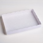 Коробка для печенья, кондитерская упаковка с PVC крышкой, Just for you, 22 х 15 х 3 см - Фото 2