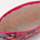 Косметичка на молнии, цвет малиновый - Фото 3