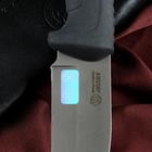 Нож кавказский разделочный «Линь», сталь - AUS-8, рукоять - эластрон, 14 см, с чехлом - фото 35234439