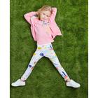 Леггинсы для девочки KAFTAN "Safari" р.34 (122-128), белый - Фото 3