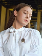 Брошь «Черепашка» в крупных стразах, цветная в чернёном золоте - Фото 2