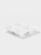 Менажница 4 ячейки Wilmax, 15×15 см, фарфор, белая - Фото 3